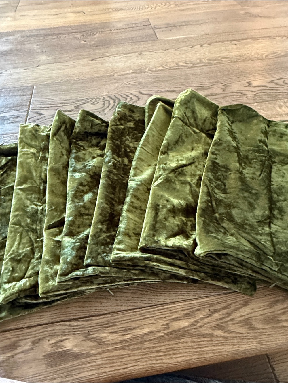 8 Olive Green Velvet Pillow Cover